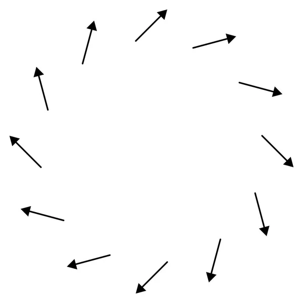 Kruhové šipky pro cyklus, opakujte motivy. Pokrok, proces, pro — Stockový vektor