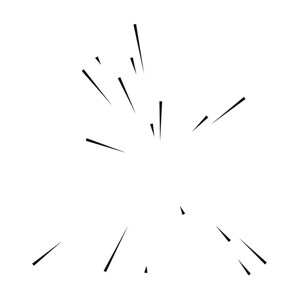 Радиальные / излучающие линии взрыв, взрыв, эффект взрыва — стоковый вектор