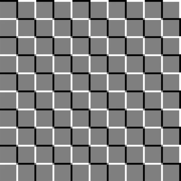 Versetzte Quadrate nahtlose geometrische Muster. Prägung, Einrückung Quadrat — Stockvektor