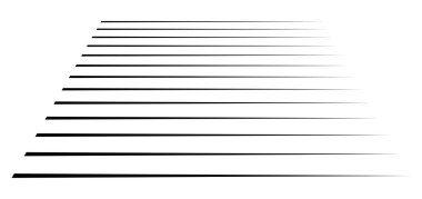 Perspektif 3 boyutlu çizgiler. Çizgiler kaybolur, ufukta kaybolur. Evet.