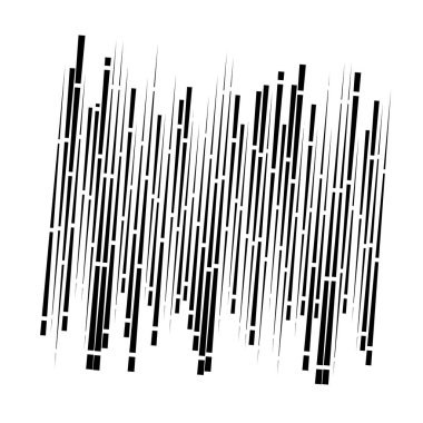 Rastgele segmentlenmiş çizgiler. dinamik çizgi, düzensiz çizgi