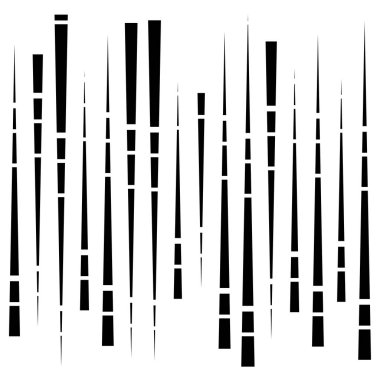 Rastgele segmentlenmiş çizgiler. dinamik çizgi, düzensiz çizgi