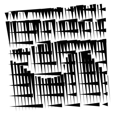 ızgara, örgü soyut geometrik desen. segmentli kesişen doğrular