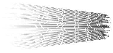 Rastgele 3 boyutlu çizgiler perspektifte. segmentli çizgili geometr
