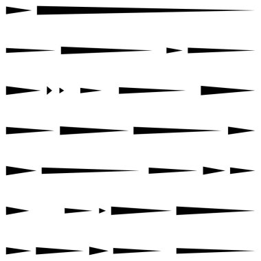 dynamic dashed, segmented lines pattern. irregular stripes. stra clipart