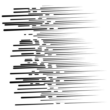 Düzensiz çizgiler. segment yatay çizgiler / çizgiler. stra