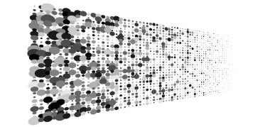 Gri tonlu noktalar, yarım tonlu, daireler şeklinde. Benek, benek jeo