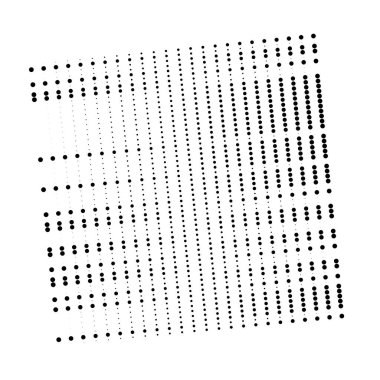 Nokta, yarı ton elementi. benek, stipple geometrik desen. Cır
