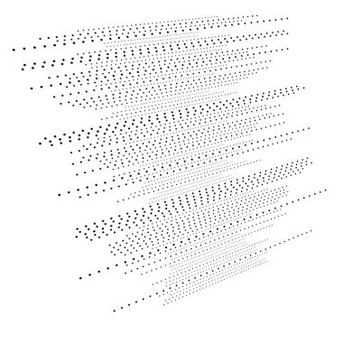 Nokta, yarı ton elementi. benek, stipple geometrik desen. Cır