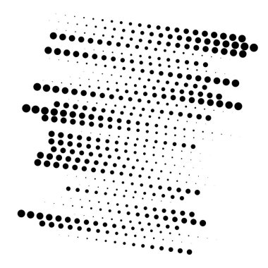 Nokta, yarı ton elementi. benek, stipple geometrik desen. Cır