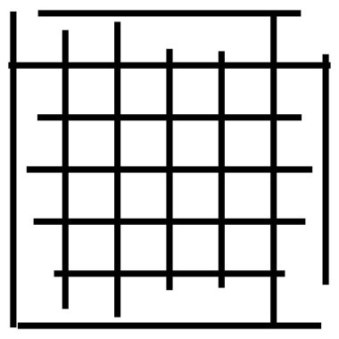 Şebeke, ağ elemanı. Hücresel, retiküler ızgara, kafes. sıralama