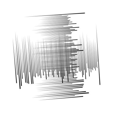 Rastgele çizgiler, ağ. Dinamik, düzensiz çakışma, kesişme!