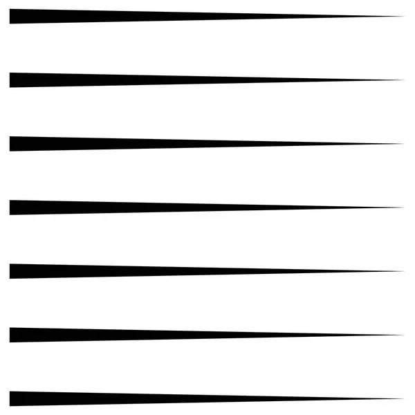 Horizontale Linien, Streifen geometrisches Muster. gerade Parallele s — Stockvektor