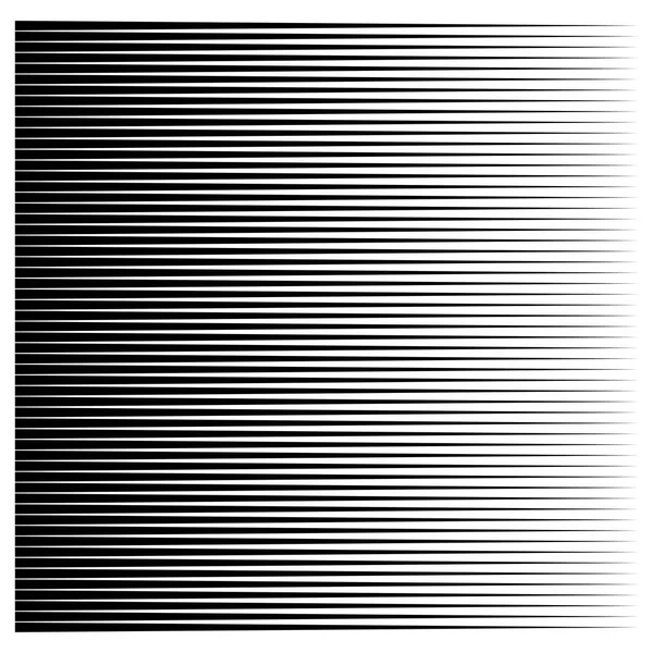 Horizontale lijnen, strepen geometrisch patroon. Rechte parallelle s — Stockvector