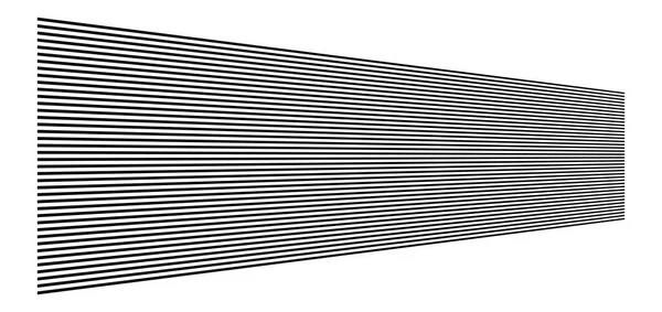 Líneas 3D. Rayas paralelas rectas en perspectiva. Tiras, strass — Archivo Imágenes Vectoriales