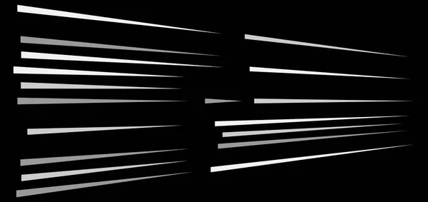 Lignes d'éclatement dynamique. action comique, lignes de vitesse. 3d horizontal pa — Image vectorielle