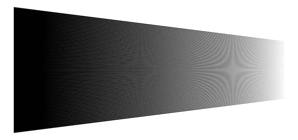 3D-Linien. gerade parallele Streifen in der Perspektive. Streifen, stre — Stockvektor