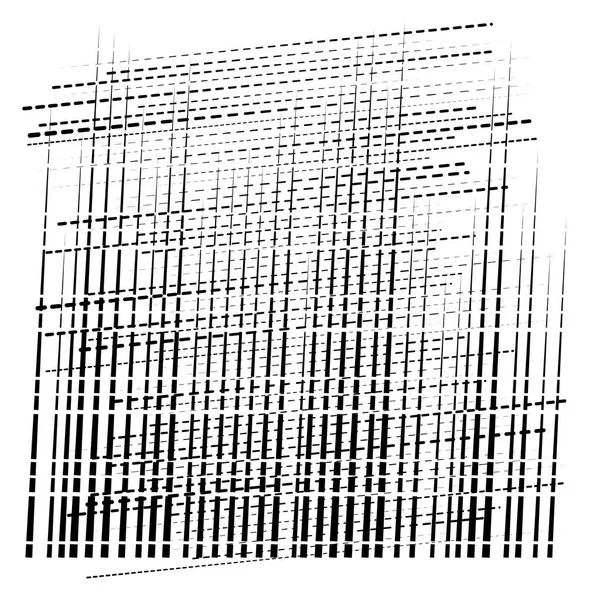 Abstraktní mřížka, síť náhodných roztroušených kusů, kousky. geometrický — Stockový vektor