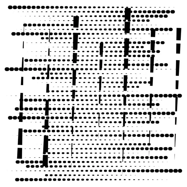 Abstraktes Gitter, Geflecht aus zufälligen Streusplittern, Stücken. geometrisch — Stockvektor