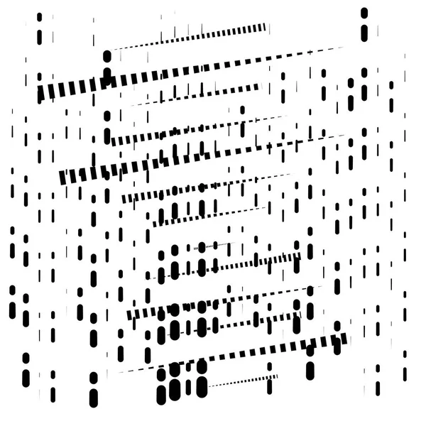 抽象网格，任意散乱块，片断的网格。 几何 — 图库矢量图片