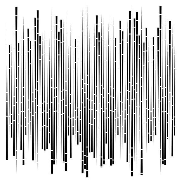Náhodný vzorek segmentovaných čar. dynamický přerušovaný, nepravidelný pruh — Stockový vektor