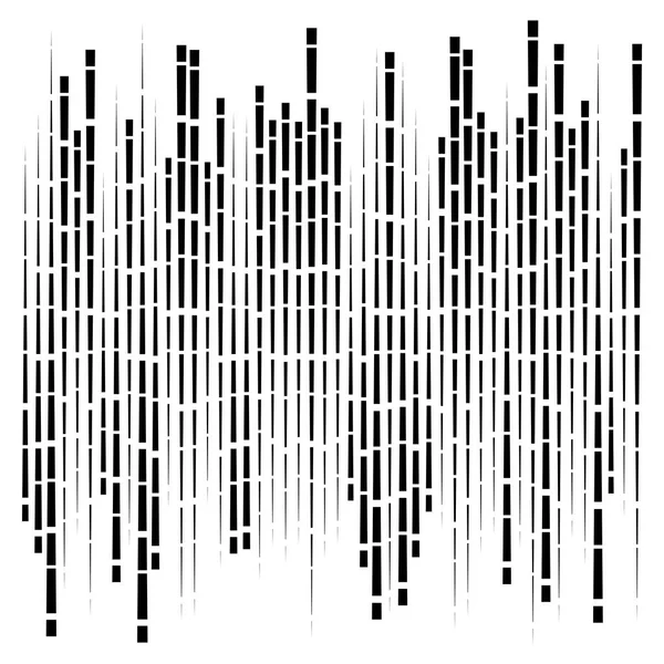 Modelul liniilor segmentate aleatoriu. dashed dinamic, dungi neregulate — Vector de stoc