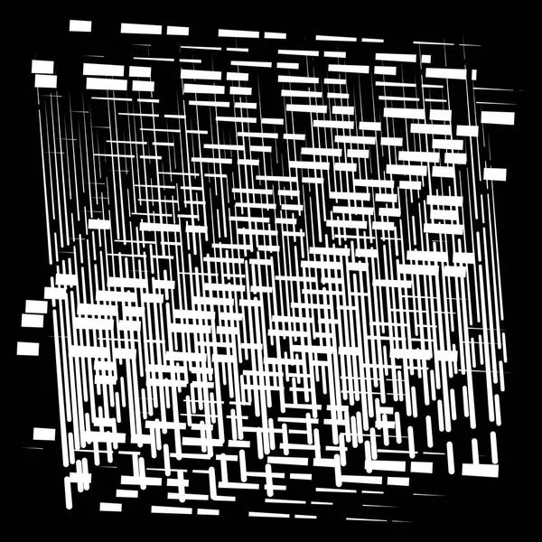 Grid, mesh abstrak pola geometris. baris berpotongan tersegmentasi - Stok Vektor