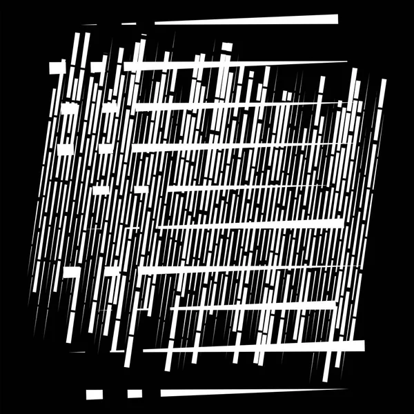 Grade, malha padrão geométrico abstrato. linhas de intersecção segmentadas — Vetor de Stock