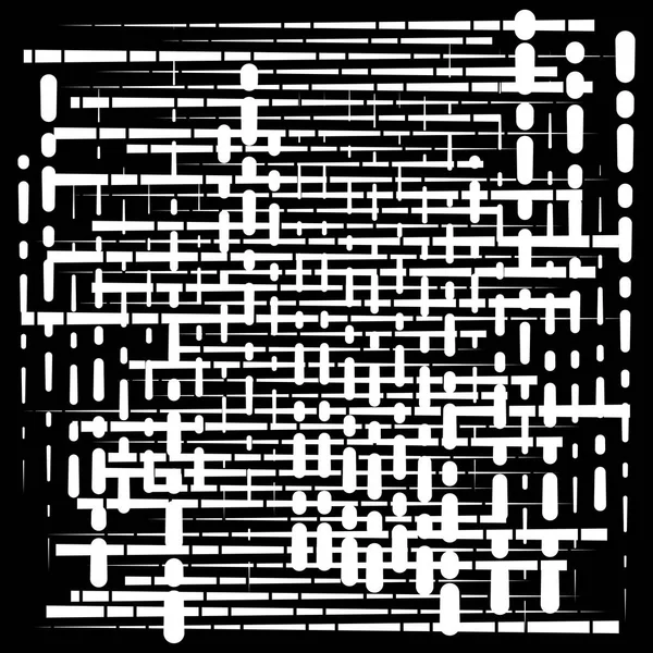 Mřížka, síťovina abstraktní geometrický vzor. oddělené protínající čáry — Stockový vektor