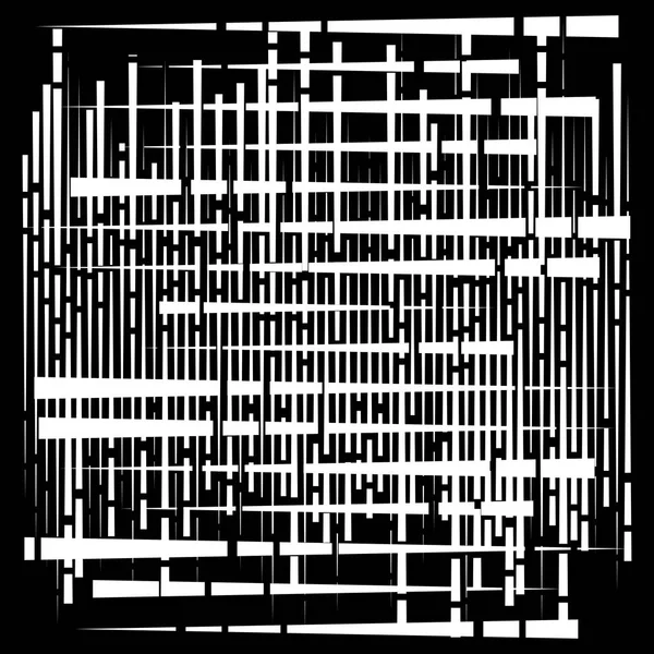 Rejilla, malla patrón geométrico abstracto. líneas de intersección segmentadas — Archivo Imágenes Vectoriales