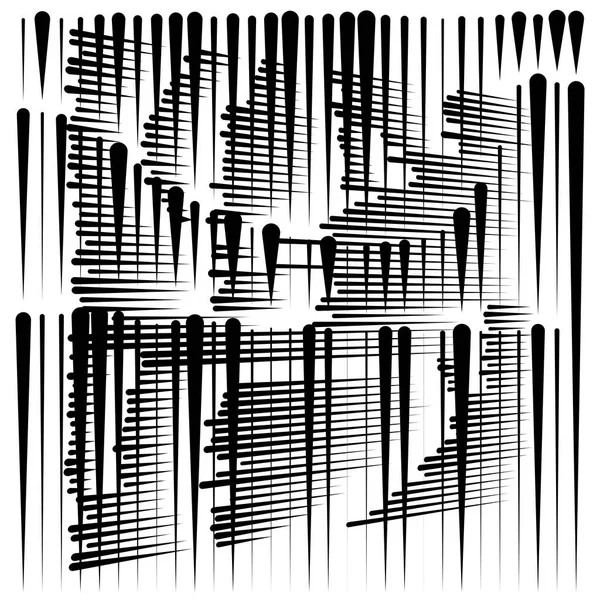 Grade, malha padrão geométrico abstrato. linhas de intersecção segmentadas — Vetor de Stock