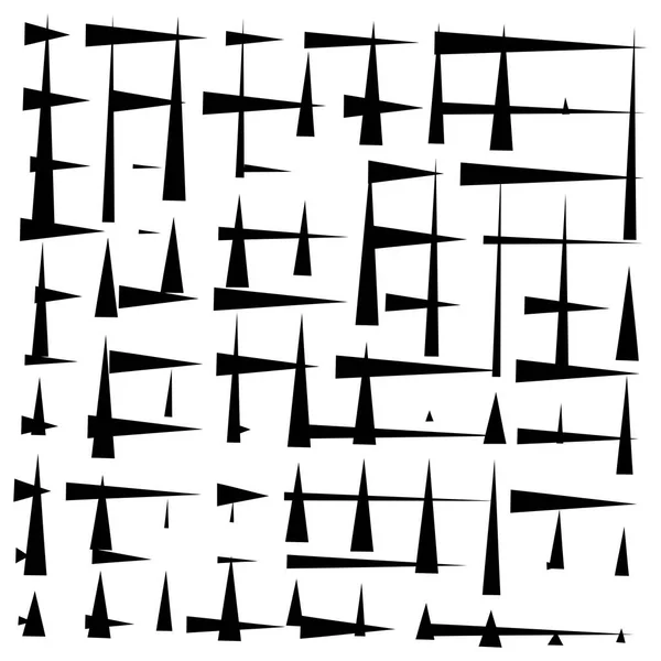 Rejilla, malla patrón geométrico abstracto. líneas de intersección segmentadas — Archivo Imágenes Vectoriales