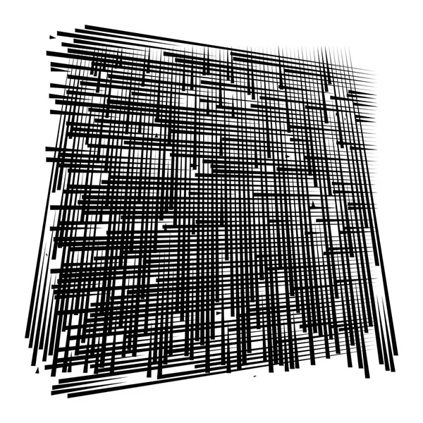 Gitter, Maschen abstrakte geometrische Muster. Segmentierte Schnittlinien — Stockvektor