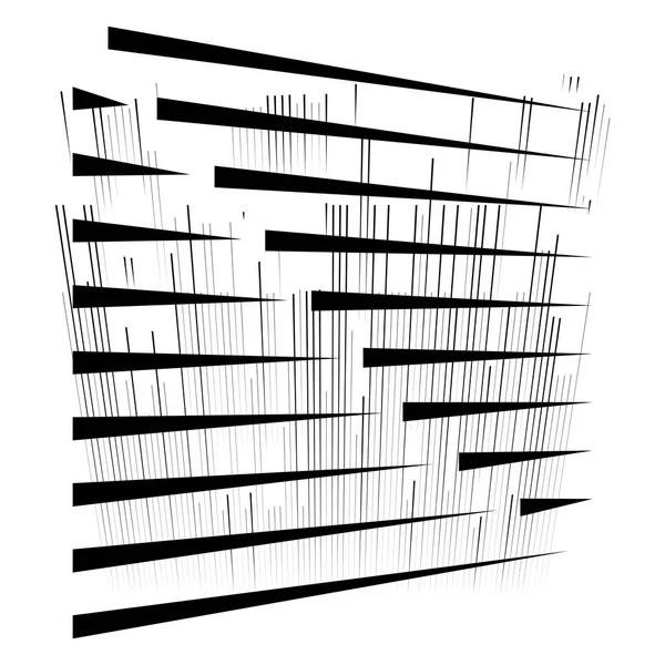 Gitter, Maschen abstrakte geometrische Muster. Segmentierte Schnittlinien — Stockvektor