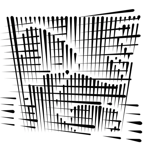 Mřížka, síťovina abstraktní geometrický vzor. oddělené protínající čáry — Stockový vektor