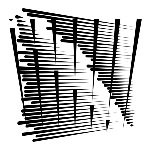 Grade, malha padrão geométrico abstrato. linhas de intersecção segmentadas — Vetor de Stock
