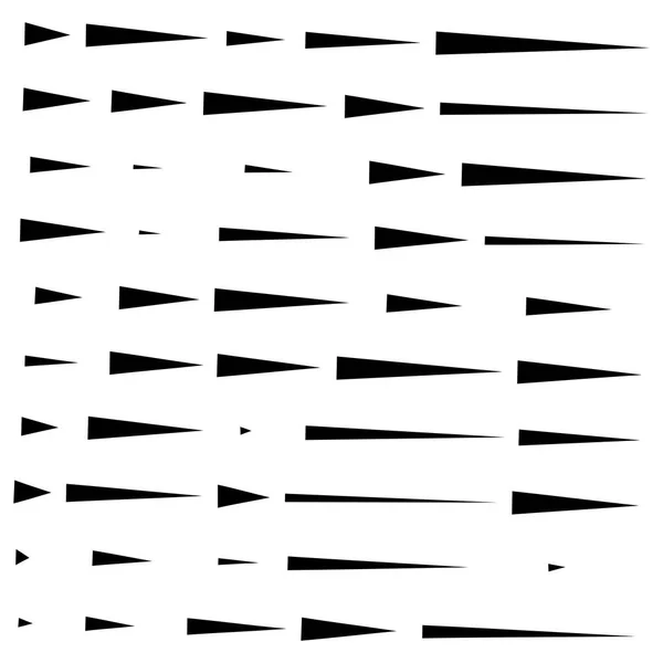 Motif de lignes pointillées et segmentées dynamiques. rayures irrégulières. stra — Image vectorielle