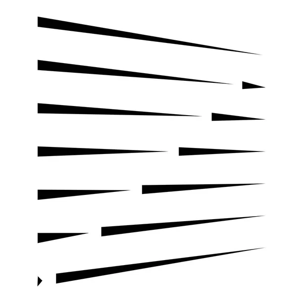 Динамічний штриховий, сегментований візерунок ліній. нерегулярні смуги. стрічковий — стоковий вектор