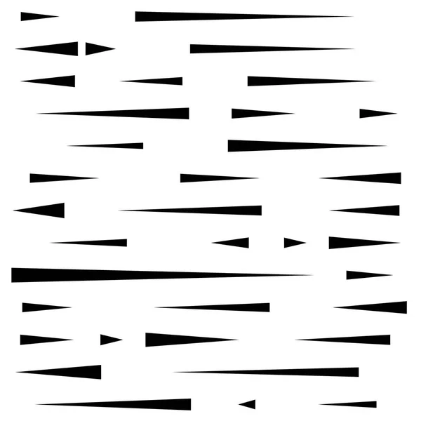 Gestrichelte unregelmäßige Linien. Segment horizontale Streifen / Linien. Das ist nicht der einzige Grund, warum es so schwierig ist, einen Nachfolger zu finden. — Stockvektor