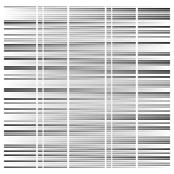 Linhas segmentadas, tracejadas, listras padrão geométrico abstrato. irr — Vetor de Stock