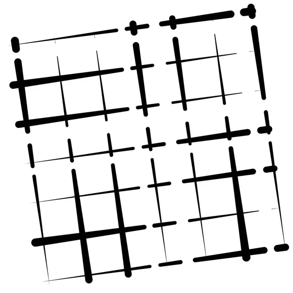 Mřížka, síťovina abstraktní geometrický vzor. mřížkování, textura mřížky — Stockový vektor