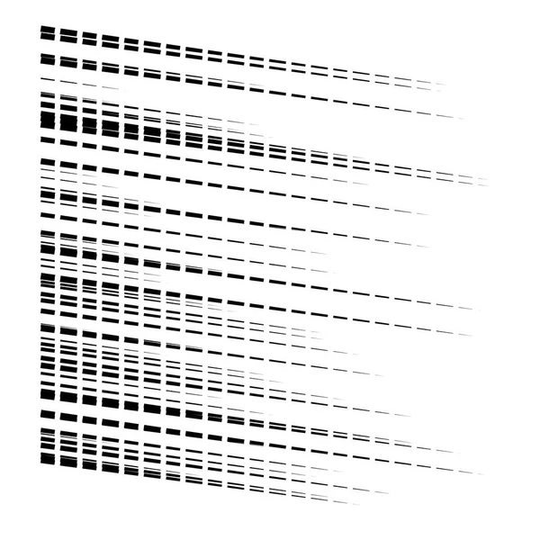 Gestrichelte unregelmäßige Linien. Segment horizontale Streifen / Linien. Das ist nicht der einzige Grund, warum es so schwierig ist, einen Nachfolger zu finden. — Stockvektor