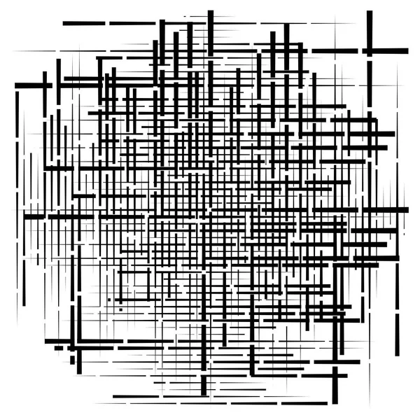 Griglia, mesh pattern geometrico astratto. linee di intersezione segmentate — Vettoriale Stock