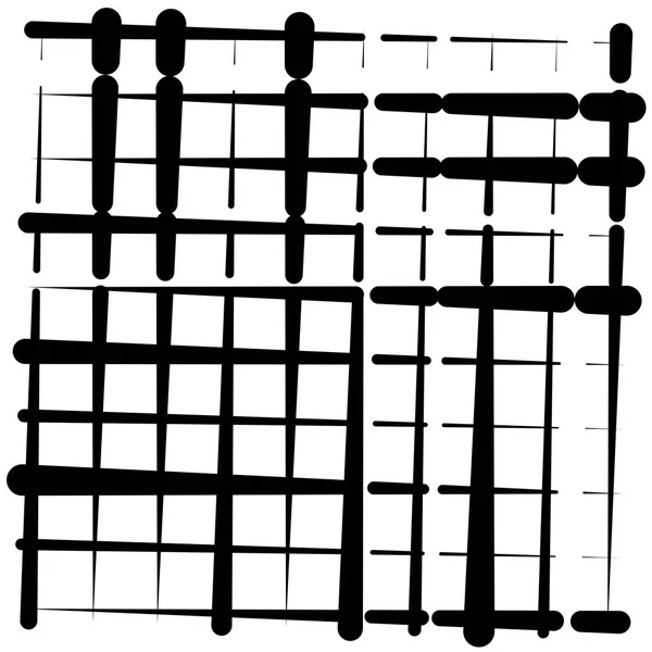 Grille, maille motif géométrique abstrait. grille, texture treillis — Image vectorielle