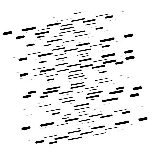 Стиснуті нерегулярні лінії. сегментні горизонтальні смуги / лінії. стрічковий — стоковий вектор