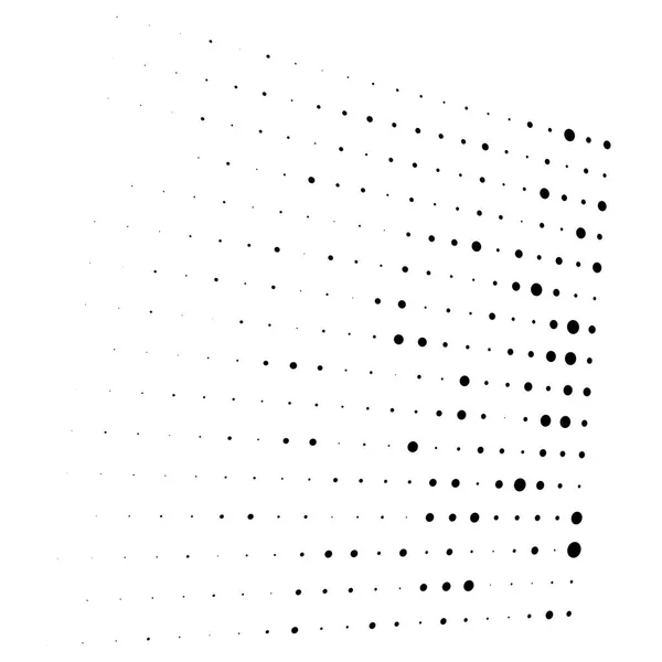 Stippen, half-Tone element. spikkel, stipple geometrische patroon. Cir — Stockvector