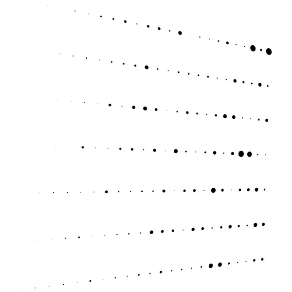 Punkte, Halbton-Element. Fleckle, stippiges geometrisches Muster. cir — Stockvektor