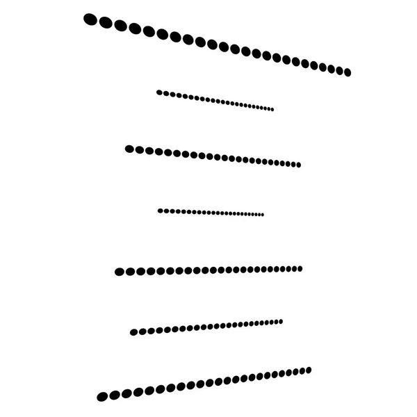 점, 하프 톤 요소. 반점, 스티플 기하학적 패턴. Cir — 스톡 벡터
