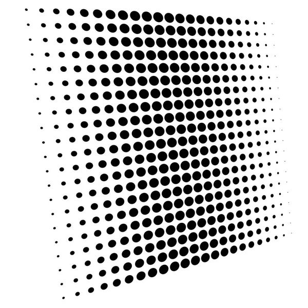 Punkter, halv tons element. speckle, stöpplingen geometriska mönster. Cir — Stock vektor