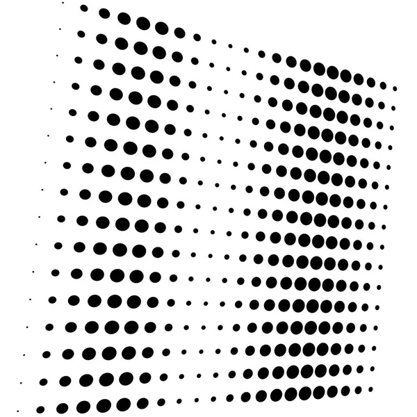 Puntos, elemento de medio tono. moteado, patrón geométrico punteado. ¿Qué? — Archivo Imágenes Vectoriales